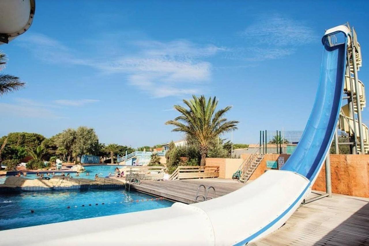 Mobil Home Camping Le Mar Estang Bord De Plage Canet-en-Roussillon Exterior photo